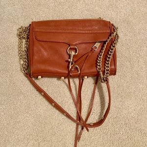 Rebecca Minkoff cognac M.A.C. Crossbody bag